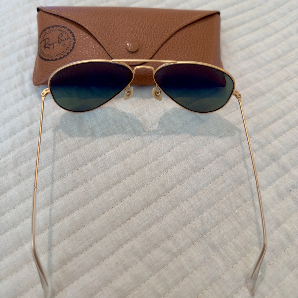 Ray-Ban Aviator Flash Lenses 55mm Sunglasses - Picture 2 of 4
